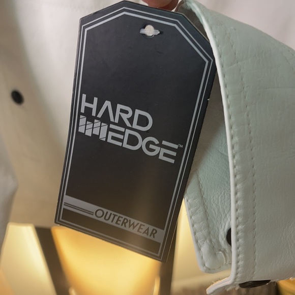 Weather proof jacket Hard Edged for men size XL white and black. - Picture 4 of 5